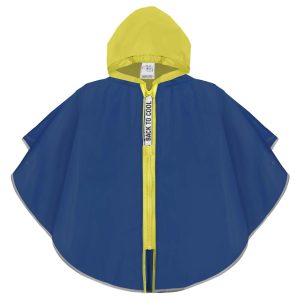 Raincoat blue/yellow zip     