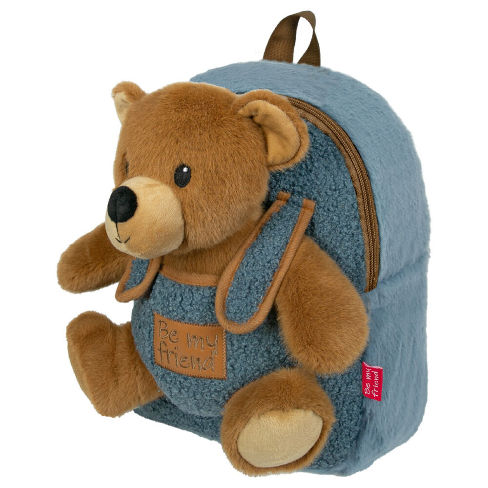 Bear plush + backpack 27cm