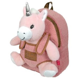 Unicorn plush + backpack 27cm