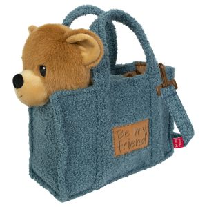 Bear plush + bag 28cm