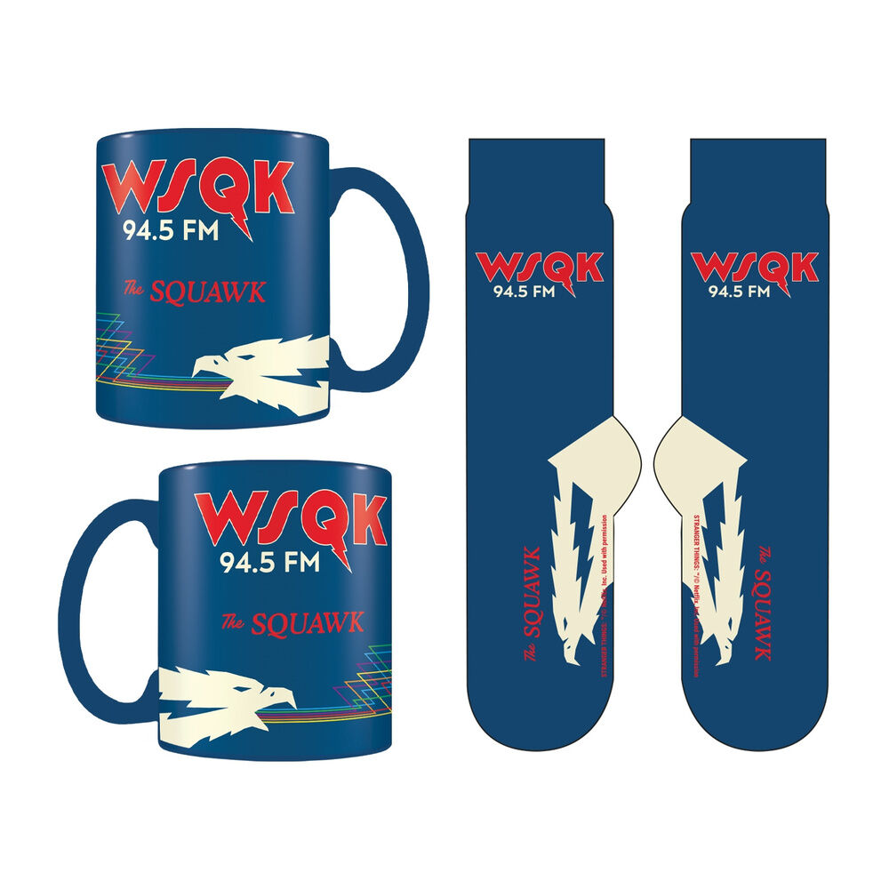 Stranger Things 5 WSQK Mug and Socks set