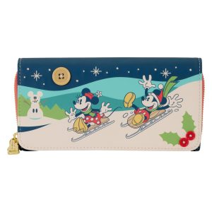 Loungefly Disney Mickey & Minnie Holiday wallet