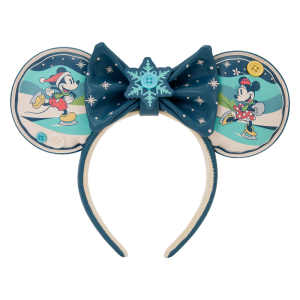 Loungefly Disney Mickey & Minnie Holiday headband