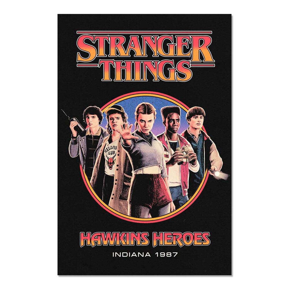 Stranger Things Hawkins Heroes poster