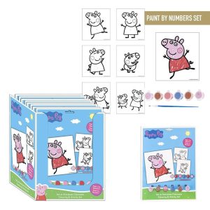 Peppa Pig colouring stationery set