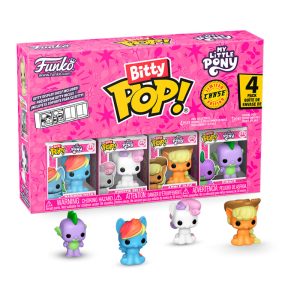 Blister 4 figures Bitty POP My Little Pony Rainbow Dash