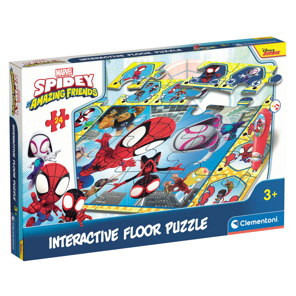 Marvel Spidey Interactive Floor Puzzle 24pcs