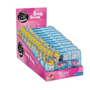 Crazy Chic Friendship Message Bracelets Blue set