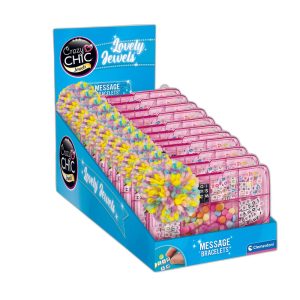 Crazy Chic Friendship Message Bracelets Pink set