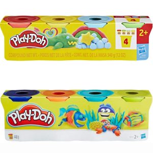 Play-Doh Classic assorted Set 4 pots of modelling clay
