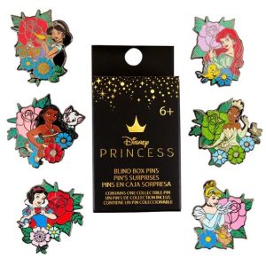Loungefly Disney Princess Mystery Blind Box Enamel Pin assorted