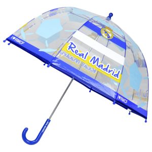 Real Madrid manual transparent bubble umbrella 48cm