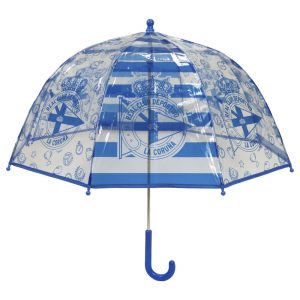 Deportivo de la Coruña manual transparent bubble umbrella 48cm