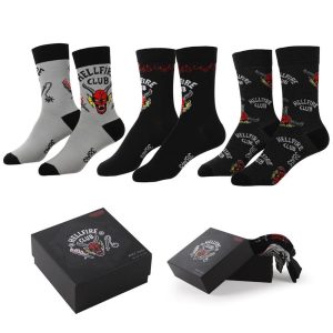 Stranger Things pack 3 assorted socks adult