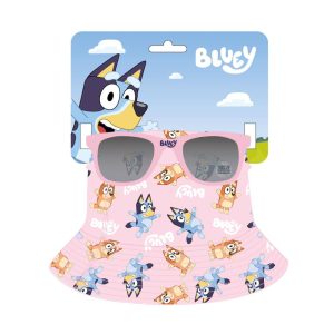 Bluey set fisher hat + sunglasses