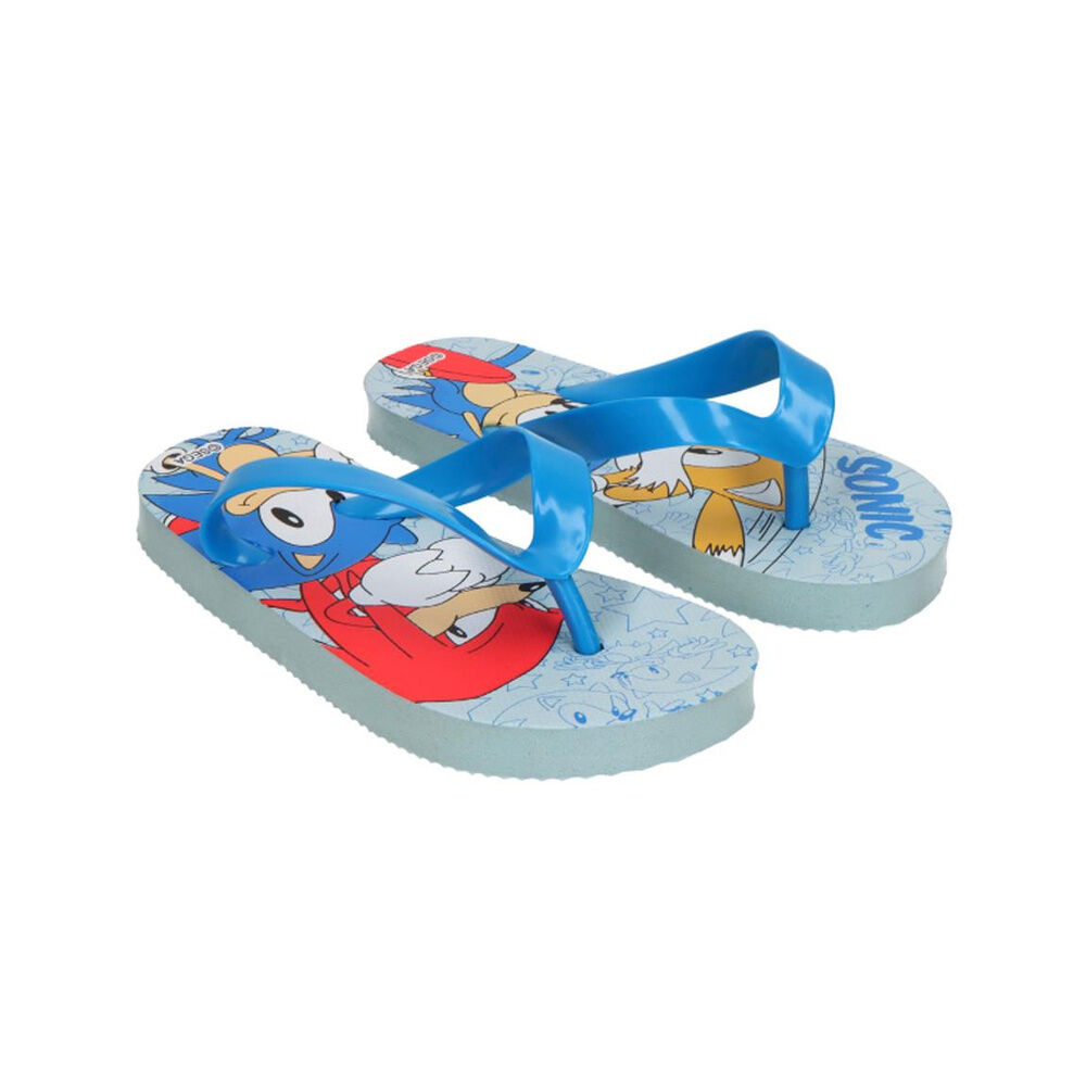 Sonic the Hedgehog flip-flops