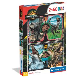 Jurassic World puzzle 2x60pcs