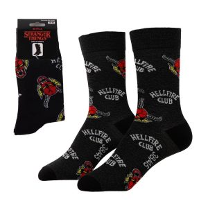 Stranger Things Hellfire Club adult socks