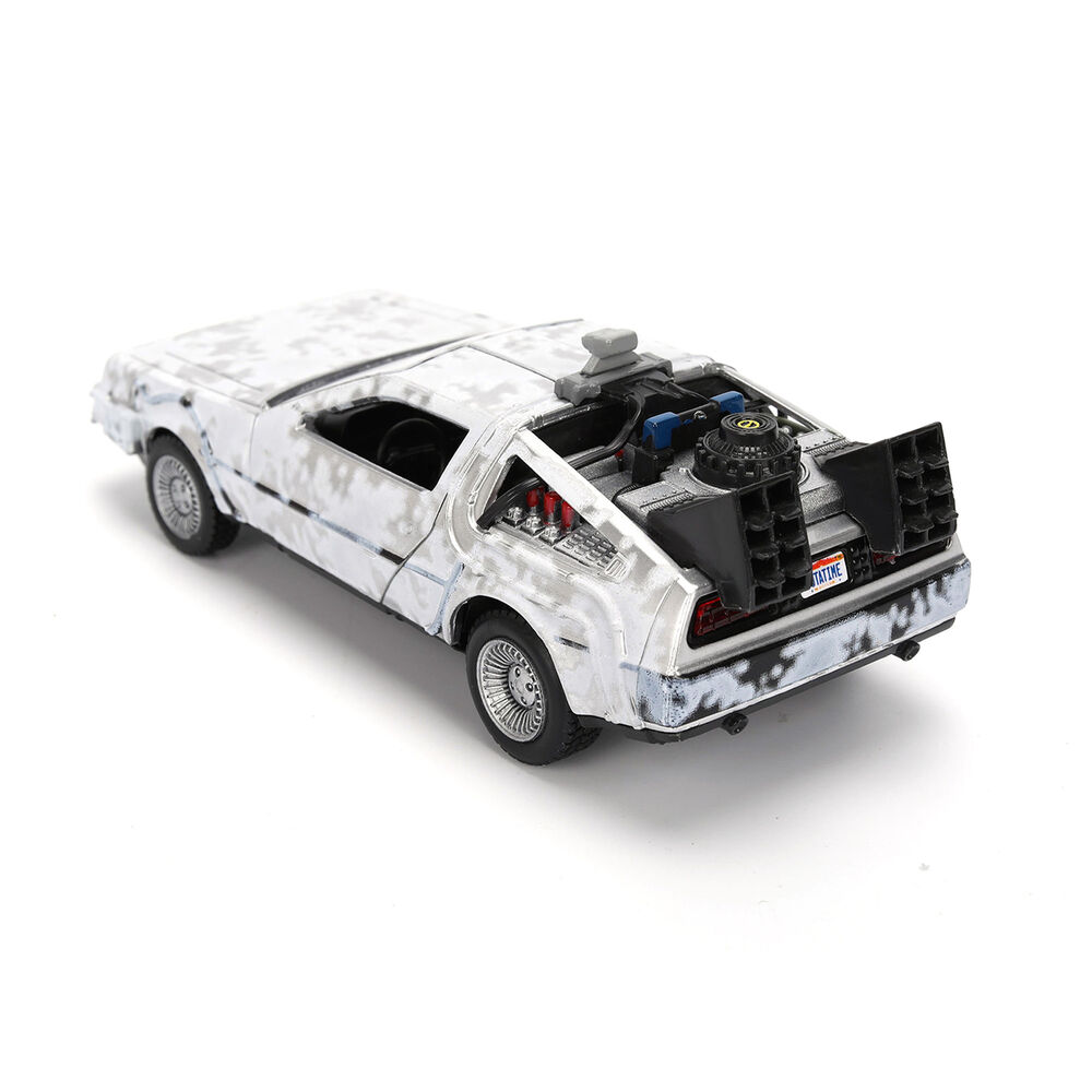 Back to the Future 40th Anniversary Time Machine Ice Effect Dlorean replica - Image 7
