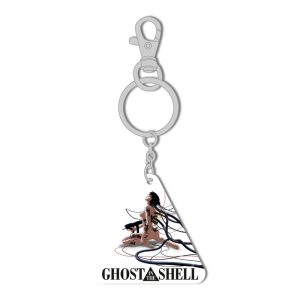 Ghost in the Shell Resting Motoko metal keychain