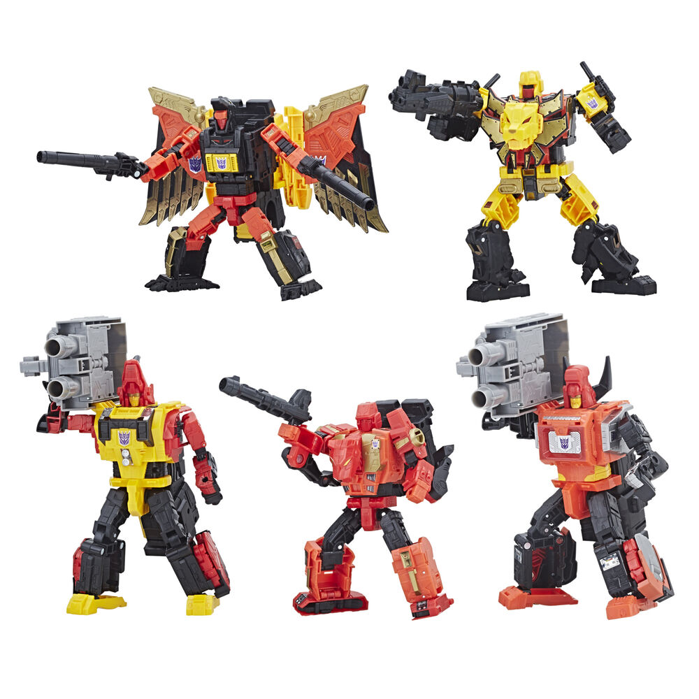 Transformers Power of the Primes Predaking Combiner set figures