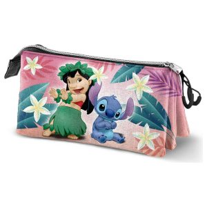 Disney Stitch Dance triple pencil case