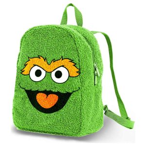 Sesame Street Oscar plush backpack 25cm