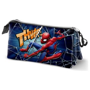 Marvel Spiderman Skills triple pencil case