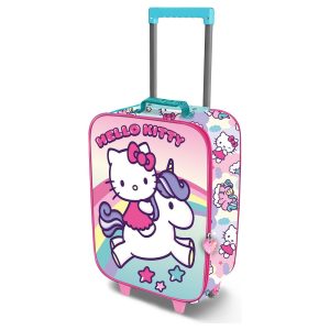 Hello Kitty Unicorn 3D trolley suitcase 46cm