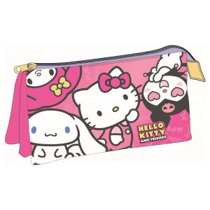 Hello Kitty and Friends triple pencil case