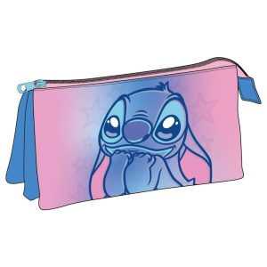 Disney Stitch triple pencil case