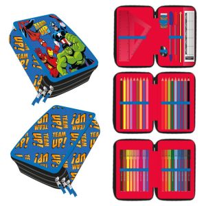 Marvel Avengers triple pencil case