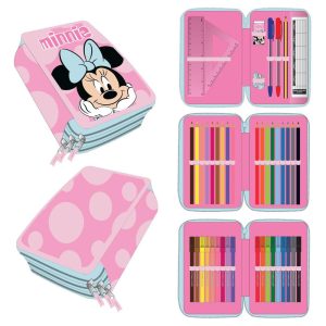 Disney Minnie triple pencil case