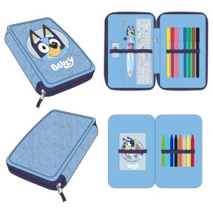 Bluey double pencil case