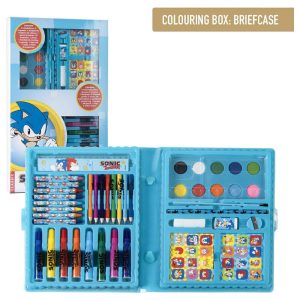 Sonic the Hedgehog Colouring stationery case