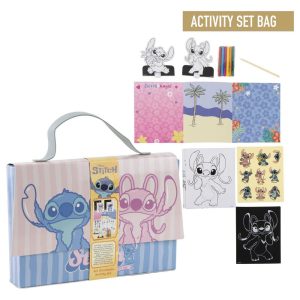 Disney Stitch Colouring bag set