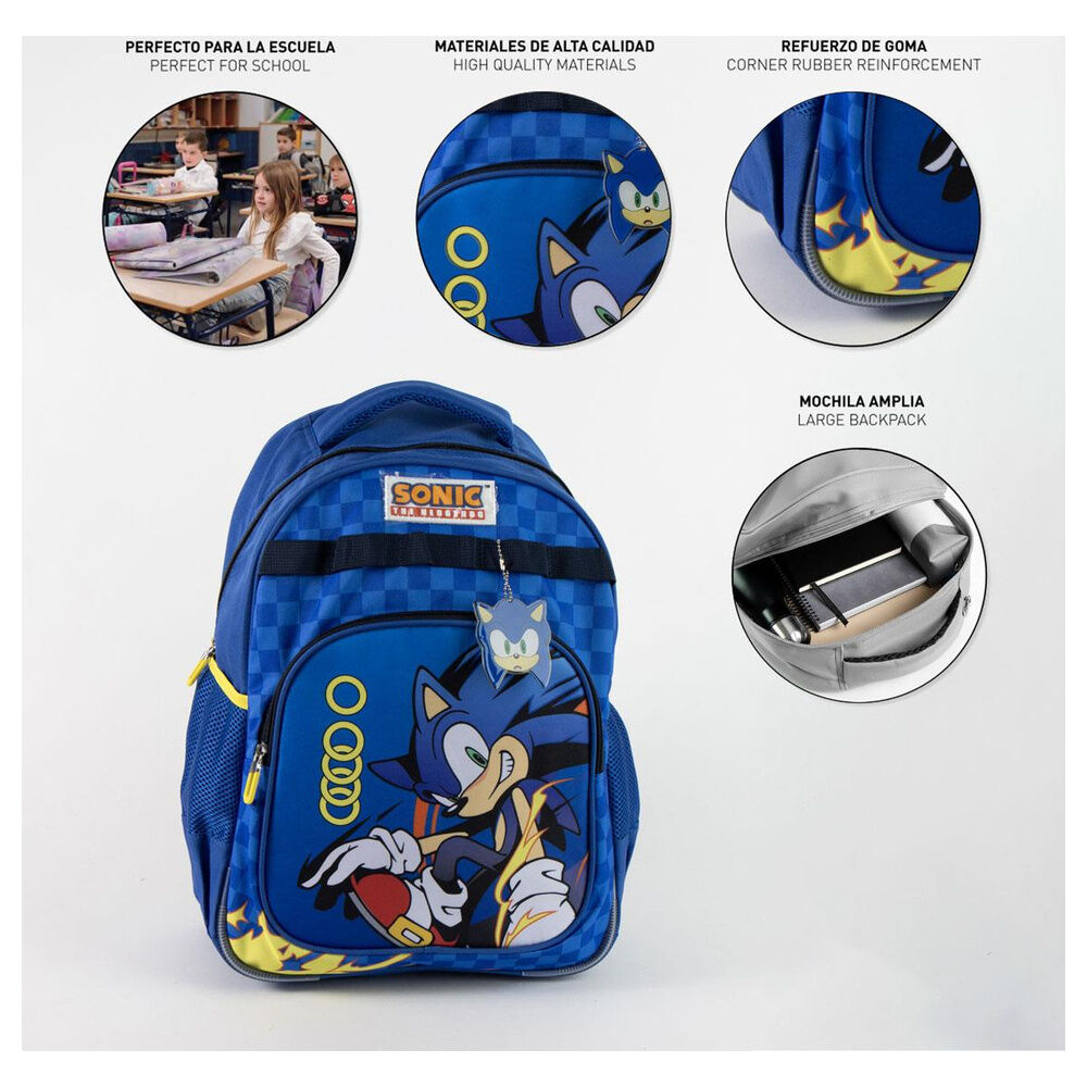 Sonic the Hedgehog adaptable backpack 42cm - Image 4