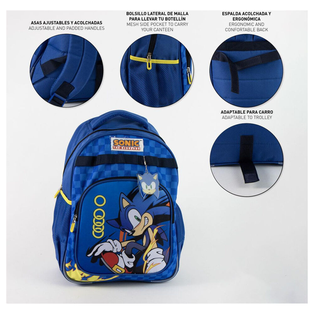 Sonic the Hedgehog adaptable backpack 42cm - Image 5