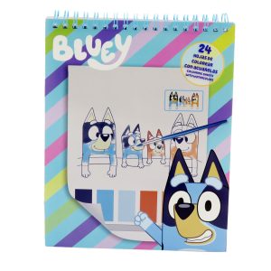 Bluey Watercolour colouring book