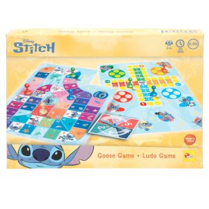 Disney Stitch Parchis and goose game