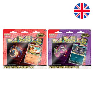 English Pokemon Q1 Tech Sticker Ascended Heroes Trading Card game assorted