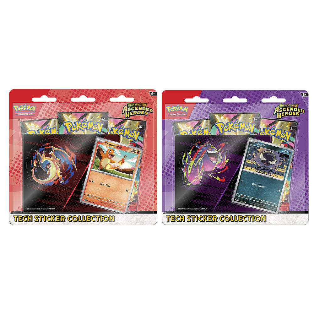 English Pokemon Q1 Tech Sticker Ascended Heroes Trading Card game assorted - Image 3