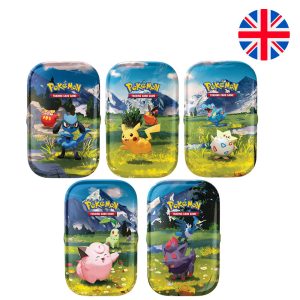 English Pokemon Ascended Heroes assorted mini tin card game