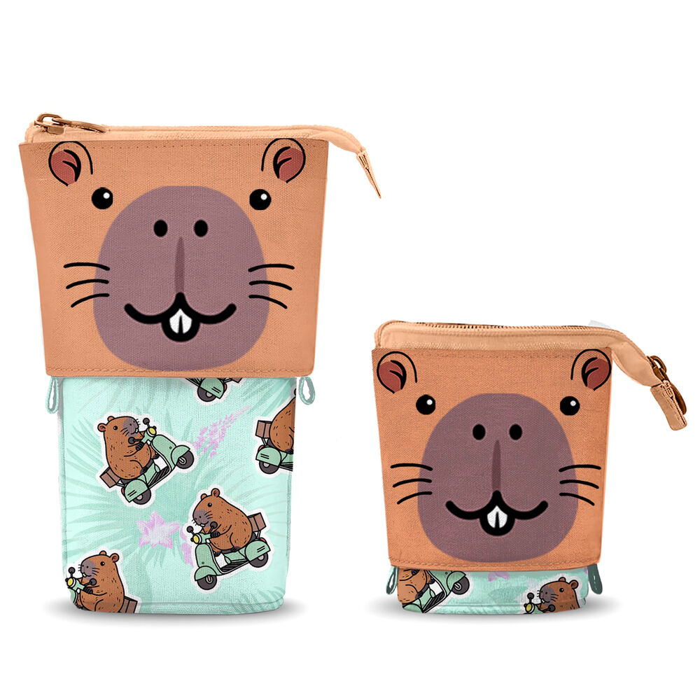 Oh My Pop! Cute Caybara pencil case - Image 2