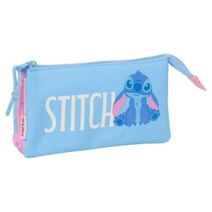 Disney Stitch Bright triple pencil case