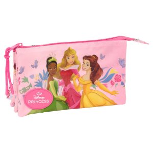 Disney Princess triple pencil case