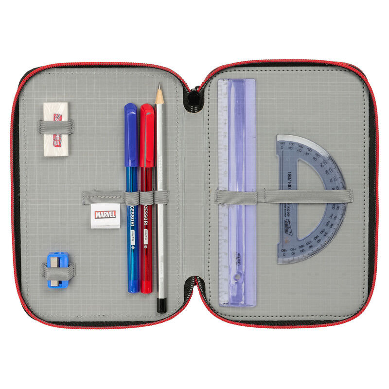 Marvel Spiderman Miles Morales triple pencil case 37pcs - Image 5