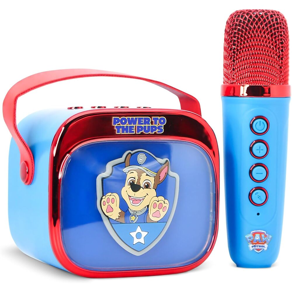 Paw Patrol LED Karaoke Speaker and Microphone - Image 3