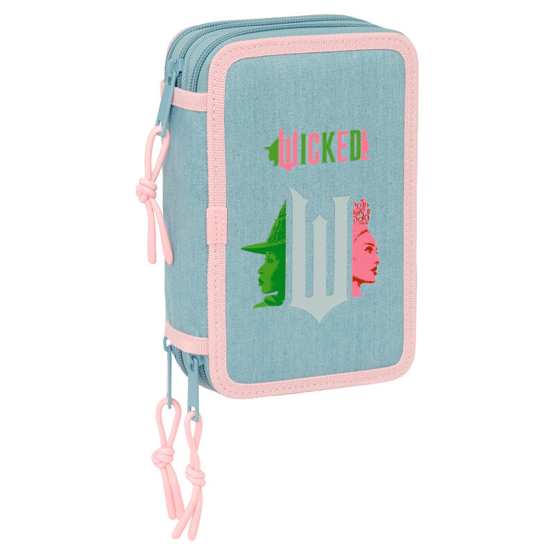 Wicked triple pencil case 37pcs