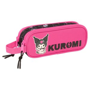Hello Kitty Kuromi double pencil case